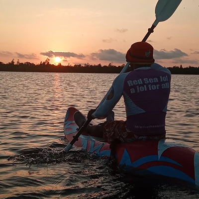 Sunset kayak tour